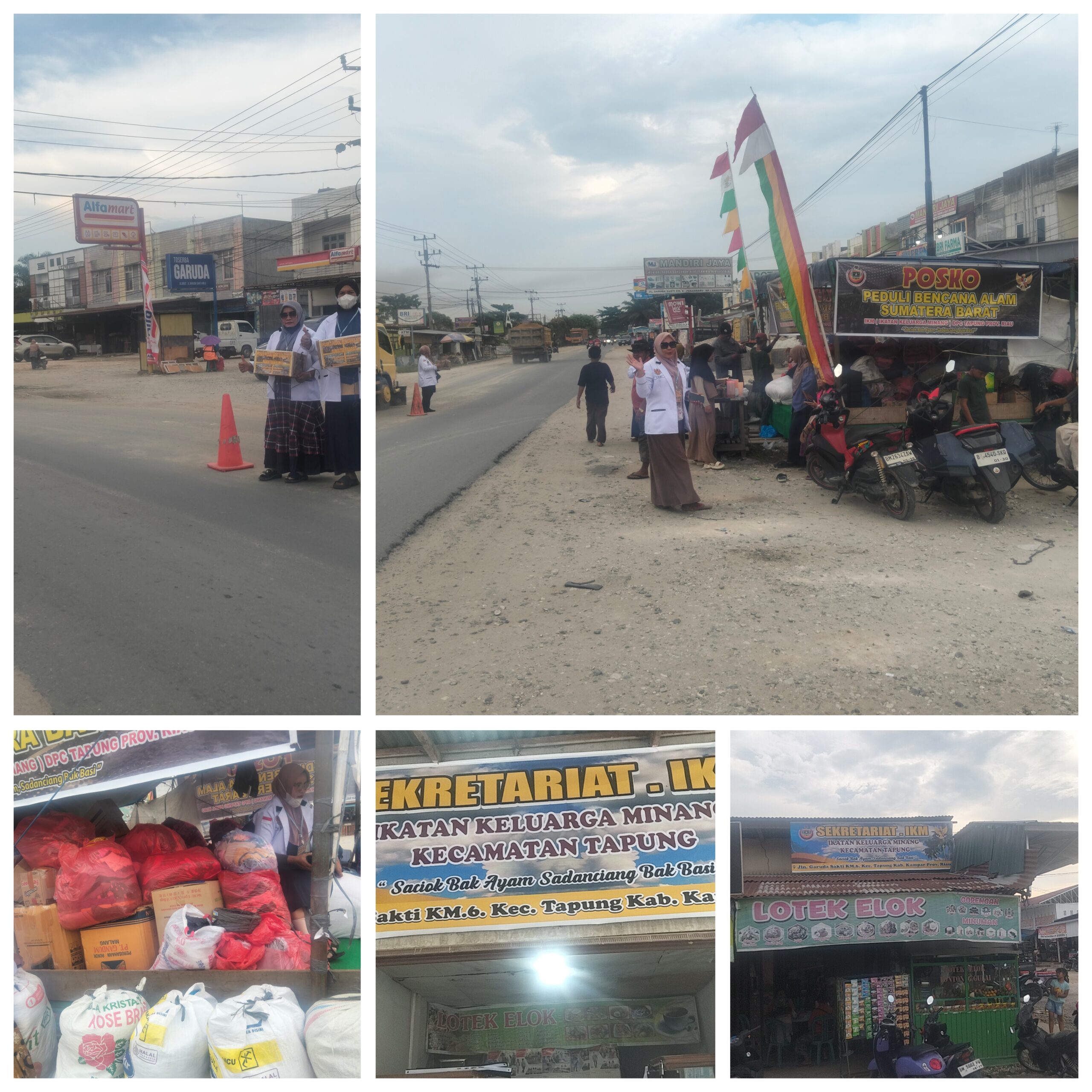 DPC IKM (Ikatan Keluarga Minang) Tapung Kampar, Adakan Penggalangan Dana Untuk Sumatera 