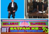 Dirut PT Palma Agung Betuah Dan Kantor Advokat Frans Mengucapkan HUT Satpam Ke 45.