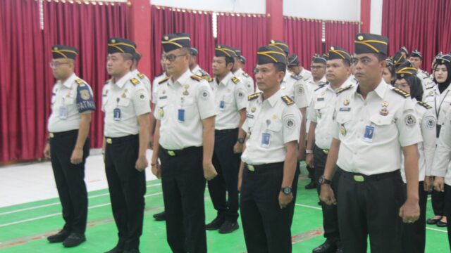 Awali Tahun dengan Semangat Integritas, Lapas Kelas IIA Pekanbaru Ikuti Apel Gabungan Kemenko Kumham Imipas