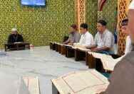 Bangun Akhlak dan Ketakwaan, Warga Binaan Lapas Kelas IIA Pekanbaru Ikuti Pengajian Rutin