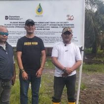 Sesuai Perpres No 5 Tahun 2025 PT Palma Agung Betuah Telah Pasang Plang Di Desa Bumbung kecamatan Bathin Solapan 