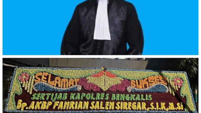 Frans Chaverius Tampubolon, SH.,MH ,CIRP Kuasa Hukum PT PAB, Ucapkan Selamat Bertugas ,Wakapolda Riau, Kalimantan Dan Kapolres Bengkalis 