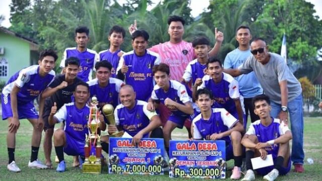 Mikail Sipungguk FC Raih Gelar Juara Gala Desa Kelurahan Pulau