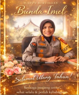 Selamat Ulang Tahun' Kabid Humas Polda Sumbar Buk Kombes.Susmelawati Rosya