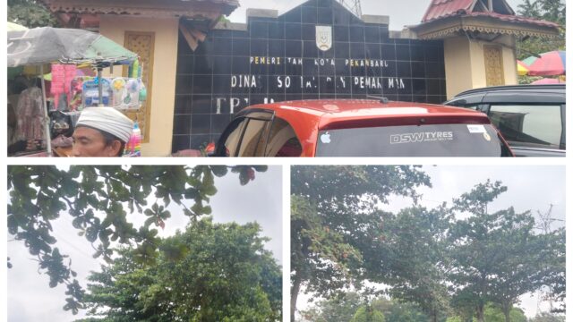 TPU Payung Sekaki Pekanbaru Di Banjiri Penziarah Pasca Ramadhan