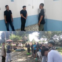 PIC Dapur SPPG Polres Pelalawan IPDA DEDI ANDIKA Didampingi oleh Ka SPPG KEVIN CANIGGIA SILALAHI melakukan pengecekan hasil kurvai yang Dilaksanakan oleh seluruh Relawan Dapur SPPG Polres Pelalawan.