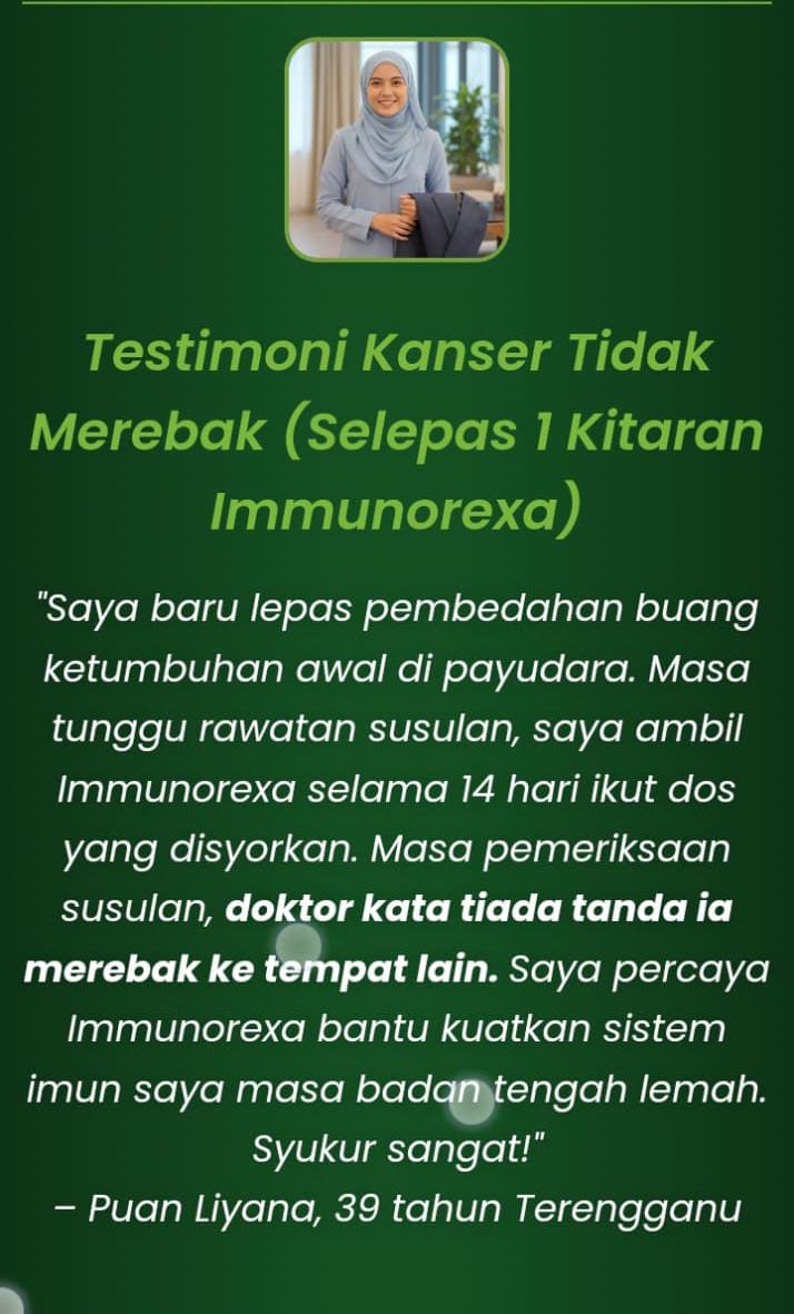 Immunorexa Produk Herbal Terbaik, Sangat Bagus Untuk Imun Tubuh, Inilah Kandungan Nya