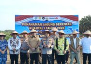 Kapolda Riau melaksanaan Tanam Jagung Serentak 40 ha Via zoom dengan Kapolri