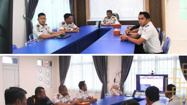 Lapas Narkotika Rumbai Ikuti Penguatan Tugas dan Fungsi Pemasyarakatan serta Persiapan Pengamanan Menjelang Lebaran