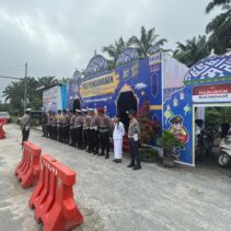 Ops Ketupat Lancang Kuning 2026, Polisi Pastikan Lalu Lintas di Exit Tol Kandis Utara Aman