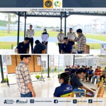 Periksa Kesehatan Mata Warga Binaan, Lapas Narkotika Rumbai Gandeng Baznaz