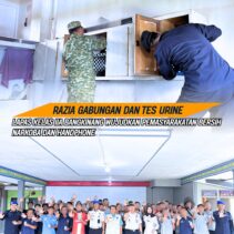 RAZIA GABUNGAN DAN TES URINE, LAPAS KELAS IIA BANGKINANG WUJUDKAN PEMASYARAKATAN BERSIH NARKOBA DAN HANDPHONE
