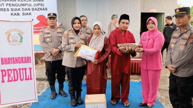 Sinergi Baznas dan Polres Siak, Wujudkan Impian Rumah Layak Huni ke-8 bagi Warga Buantan Besar