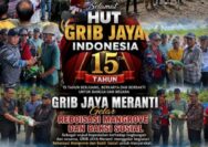 GRIB Jaya Bersama LM2R Gelar Reboisasi Mangrove dan Bagikan Sembako di Desa Sesap